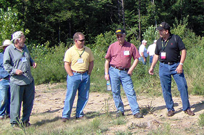 Jack Seifert speaks with woodland owners in 2009