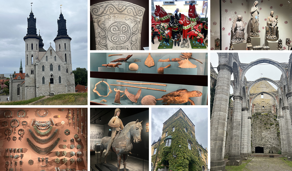 Collage of photos from Grace Brown's study abroad trip to Sweden.