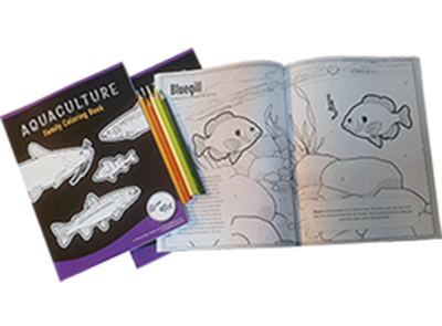 Aquaculture coloring book