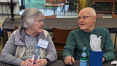 Walt Beineke with Peggy Hoover