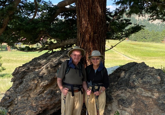 BJ and Bud Meadows hiking 