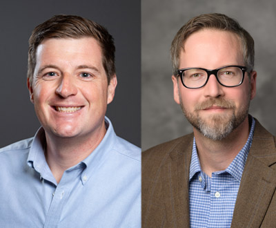 Jarred Brooke and Nathan Shoaf headshots