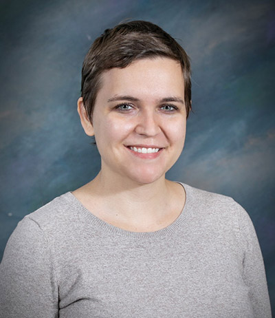 Headshot of master's student Erin Christian