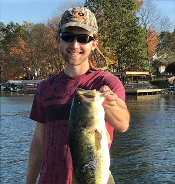 Daniel Borrousch holding a fish