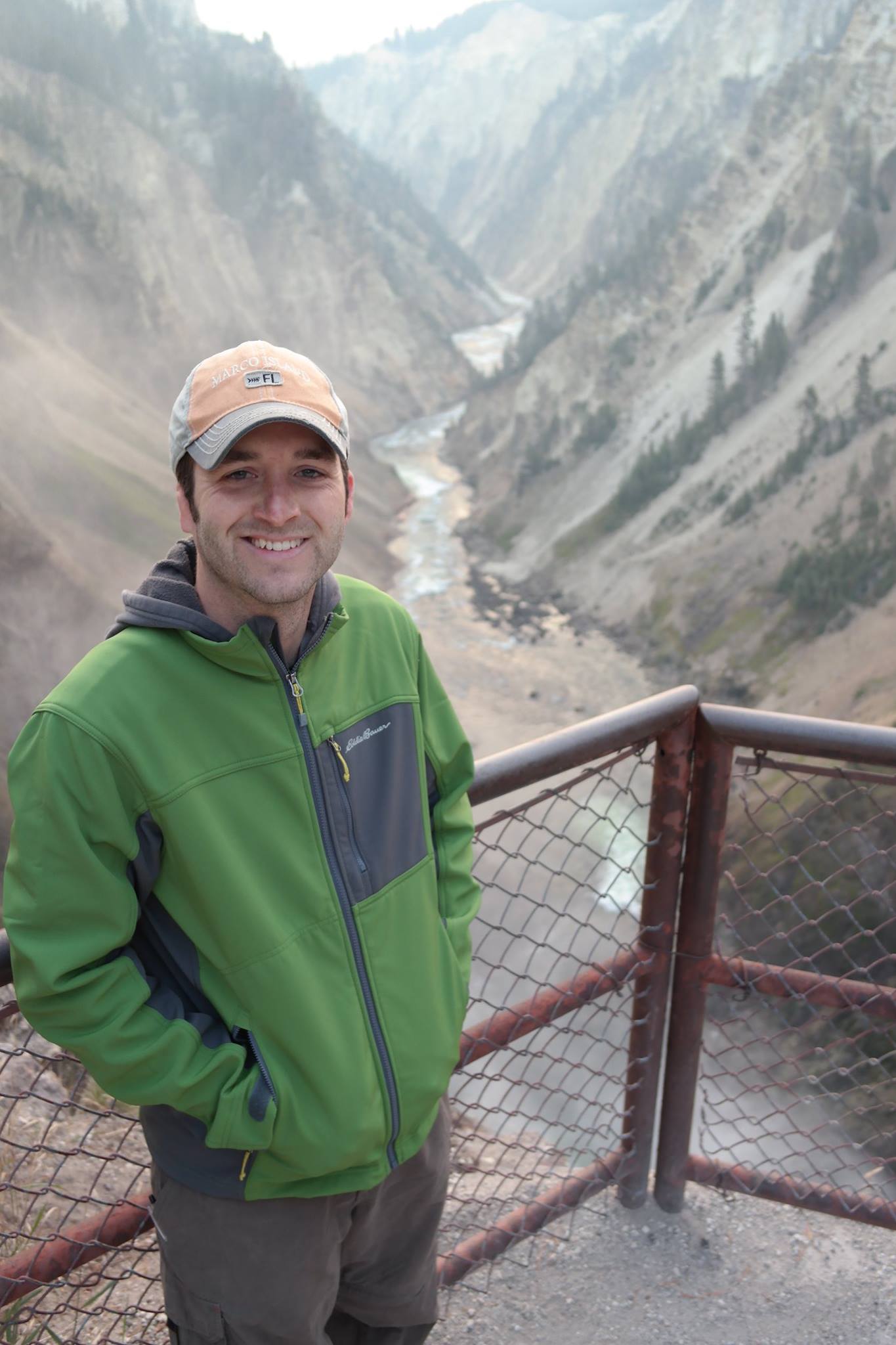 Zach Feiner at Yellowstone
