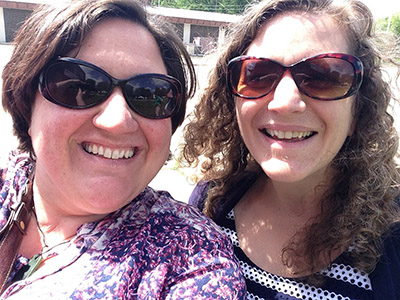 Kristin Floress and Linda Prokopy in 2016. 