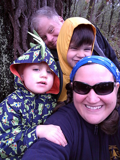 Kristin Floress with family in 2016