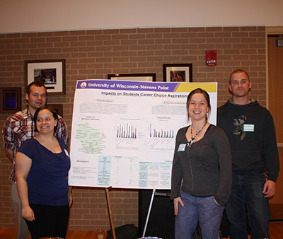 Kristin Floress's UWSP students present a poster