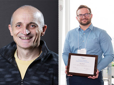 Dr. Rado Gazo and Max Moran headshots