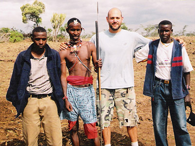 Dr. Jacob Goheen with colleagues in Africa in 2004