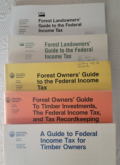 Hoover's timber tax manuals for landowners