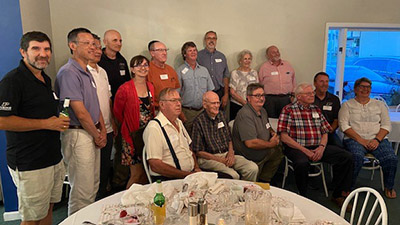 Members of the Wood Research Lab gathered in 2022 for a reunion.