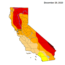 Map of Least Bell's Vireo range in California