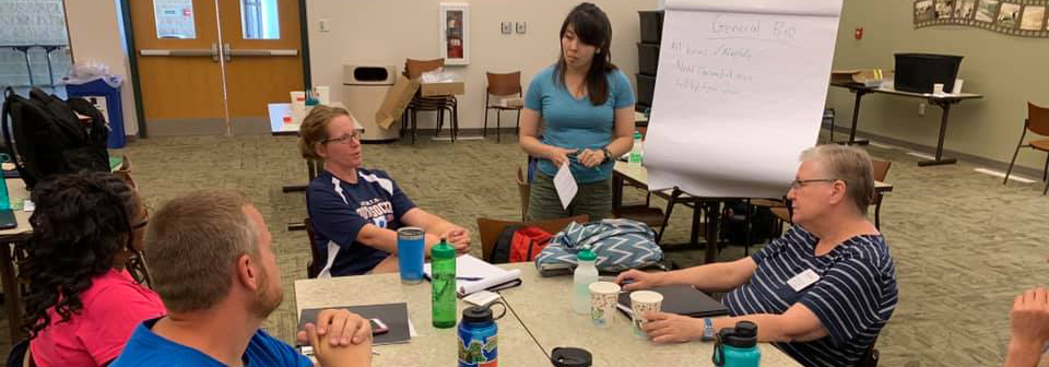 macgowan discussing with others