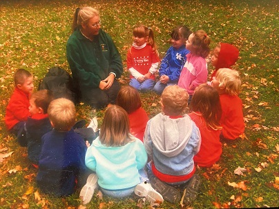 Mary Cutler with children