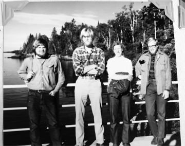 Peterson and undergrads in 1974