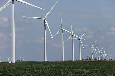 wind turbines