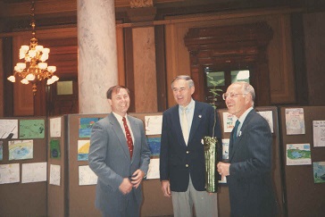 Jerry Ross and Walter Beineke at state capitol