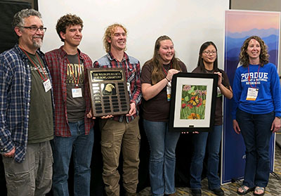 Dr. Pat Zollner, Garrison Sickbert, Lucas Wilson, Alex Dudley, Anne Talbot and Dr. Elizabeth Flaherty