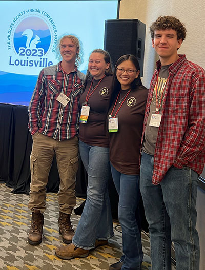 Lucas Wilson, Alex Dudley, Anne Talbot and Garrison Sickbert