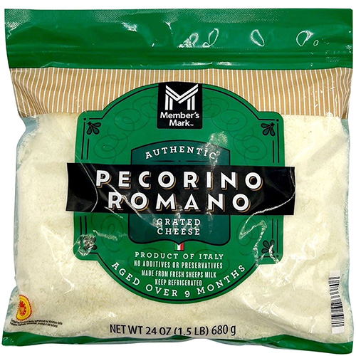 2 packages of pecorino romano cheese