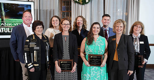 FNR's Elizabeth Flaherty and Julie Pluimer among the 2022-23 Purdue College of Agriculture Faculty and Staff Teaching Awards recipients