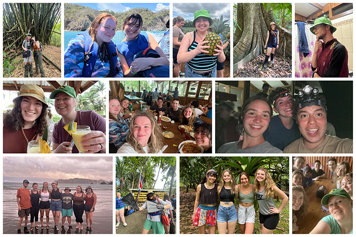 Images of the people involved in the 2023 Costa Rica Study Abroad trip