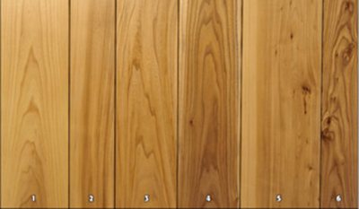 Elm wood panels