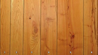 Honey locust wood panels
