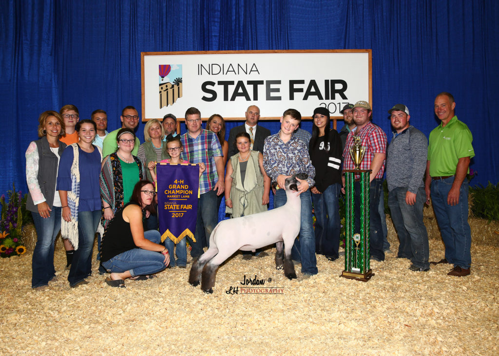 Indiana Bre d and Owned Program Showcasing Indiana Purebred Livestock