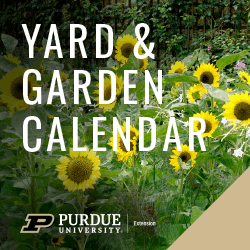 Yard and Garden Calendar Column Logo with Purdue 2020 Brand