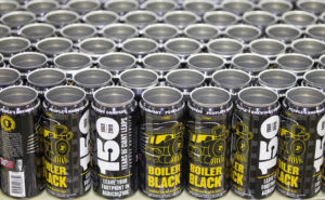 Cans of Boiler Black